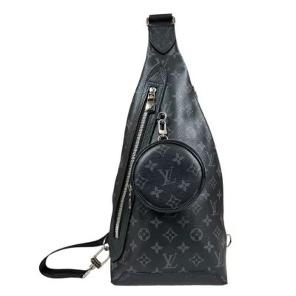 Louis Vuitton Duo Sling Bag Taigarama Backpack Daypack Taiga Leather